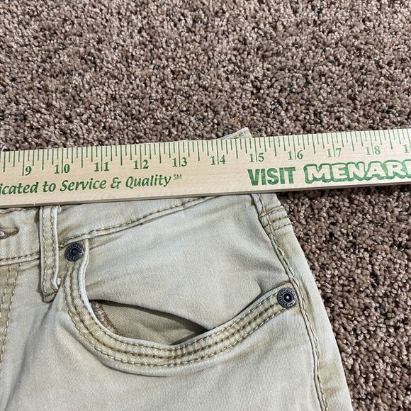 BKE Jake Jeans Mens 32/32 Tan Khaki Slim Straight Cotton Stretch Preppy School - Picture 8 of 10